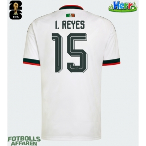 Mexiko Israel Reyes #15 Bortatröja VM 2026 Kortärmad